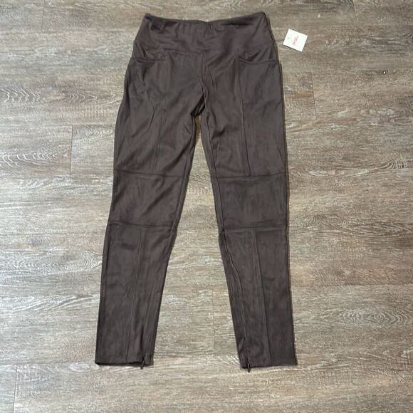 Ruby Ribbon suede ponte pant leggings L new - Picture 1 of 7